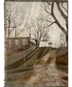 Those Who Touch Our Lives Sympathy Throw