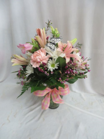 Thoughtful Gesture Fresh Mixed Vased Arrangement