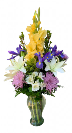 Fields of Grace Vase Arrangement in Seguin, TX - DIETZ FLOWER SHOP & TUXEDO RENTAL