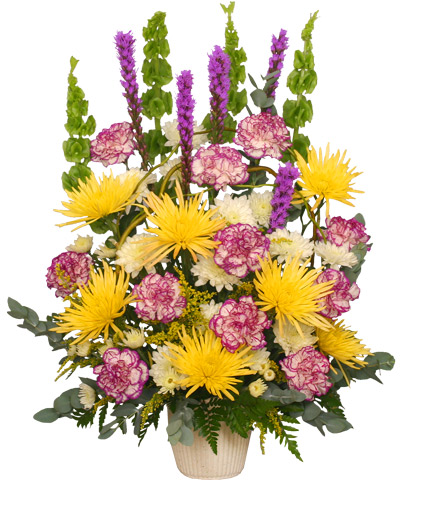 Thoughtful Reflections Funeral Arrangement Flower Bouquet
