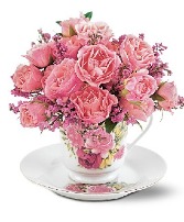 Thoughtful Teacup Floral Bouquet