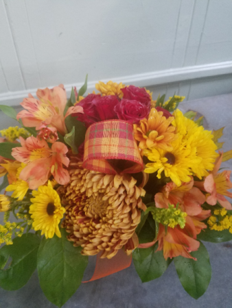 Thoughts of Fall Vase Arrangement
