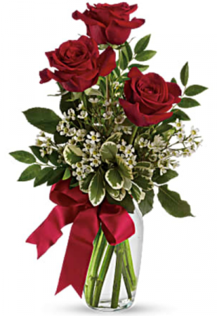 Thoughts of You Red Rose Bouquet
