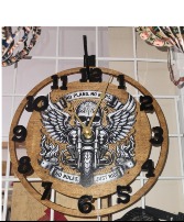 Threaded Laser 3D Motorcycle Clock gift