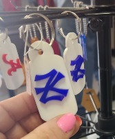 Threaded Laser Creations Keychain NY Yankees Gift
