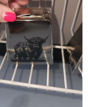 Threaded Laser Etched Cowbell gift