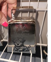Threaded Laser Etched Cowbell gift