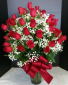 Three Dozen Freedom Roses Arranged 