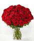 Three Dozen Long Stem Red Roses 