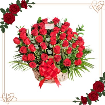 Three Dozen Rose Basket Floral Foam in Fort Smith, AR | Veronica's House of Flowers & Gifts