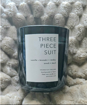 Three  Piece Suit 12oz candle $24 