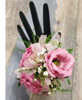 Three Pink Lisianthus 