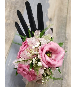 Three Pink Lisianthus 