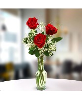 Three rose arrangements  