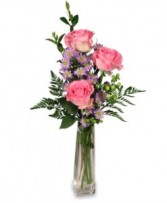 Three's A Charm Rose Bud Vase