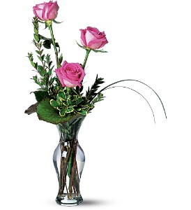 Three's A Charm Rose Bud Vase