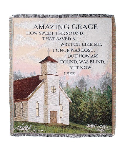 Amazing Grace Throw Blanket