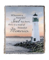 Lighthouse Throw Blanket