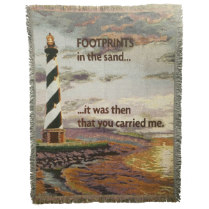 Throw - Footprints - Assorted Gift