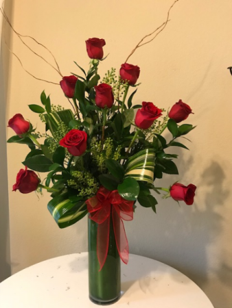 Ti leaves and Roses Roses