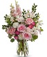 Tickled Pink Vase Arrangement