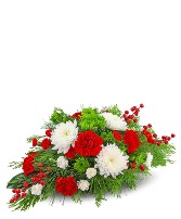 Tidings of Joy Centerpiece Flower Arrangement