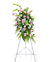 Tied with a Bow Standing Spray 
