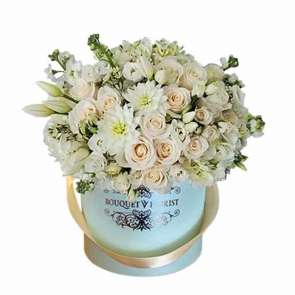 tiffany blue flower bouquet