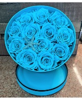Tiffany Blue Rose Box  Rose Box