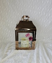 "Time Passes" Copper Lantern 