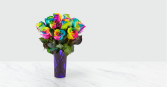 Time to Celebrate Rainbow Rose Bouquet