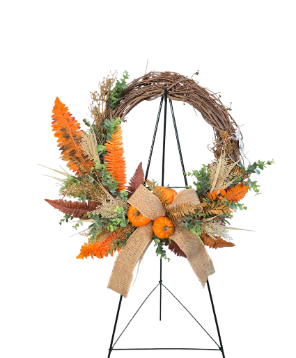 Timeless Fall Wreath Silk Design