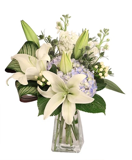 Elegant with White Flowers and Greens Loose and romantic bouquet in Berlin,  NJ - Berlin Blossom Shoppe