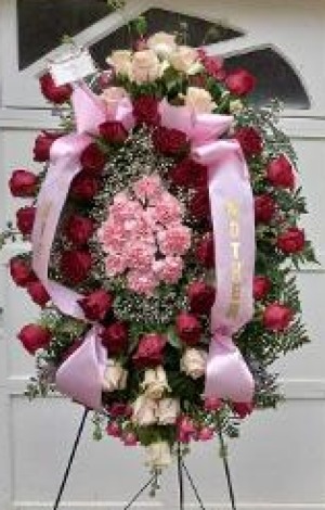 Timeless Remembrance Standing Funeral Spray