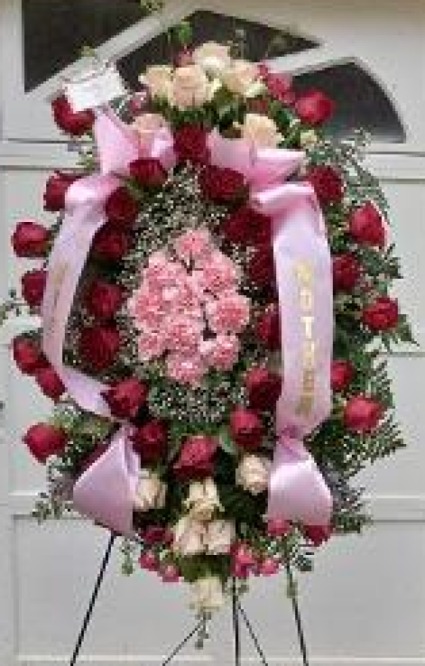 Timeless Remembrance Standing Funeral Spray