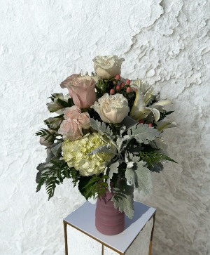 Timeless Romance Valentine's Day Floral Arrangement