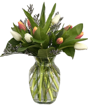 Timeless Tulips Vase Arrangement
