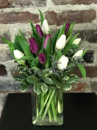 Timeless Tulips Vased Arrangement
