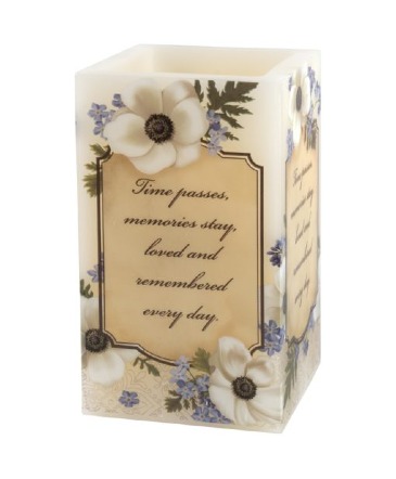 Times Passes Candle 10707 Sympathy Keepsake in Du Bois, PA | BRADY STREET FLORIST