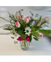 Tinker Tulips  Vase Arrangement