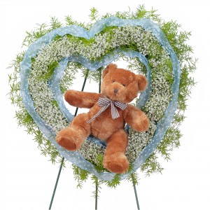 Tiny Angels Wreath in Blue Wreath