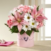 Tiny Miracle New Baby Girl Bouquet