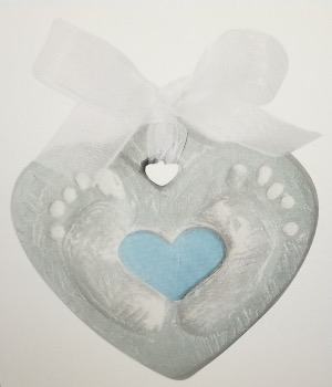 Tiny Toes Heart Blue Children & Families