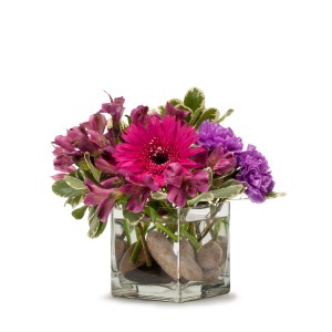 Simply Purple Fresh Flower Arrangement