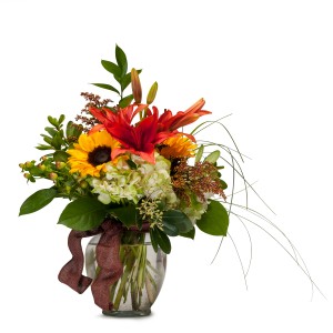 Color Me Autumn Fresh Flower Arrangement