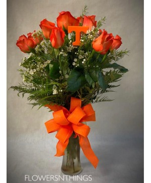 TN Football Dozen rose Go Vols