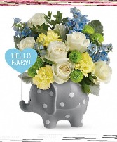 TNB07-1 Hello Sweet Baby Keepsake Vase