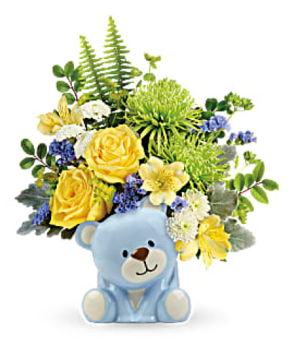  Joyful Blue Bear Bouquet TNB14-1A 