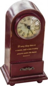 To Everything There Is A Season Table Clock 