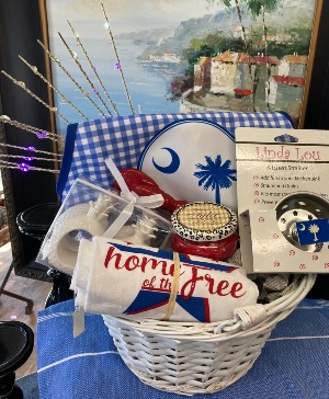To the Red White & Blue Gift Basket